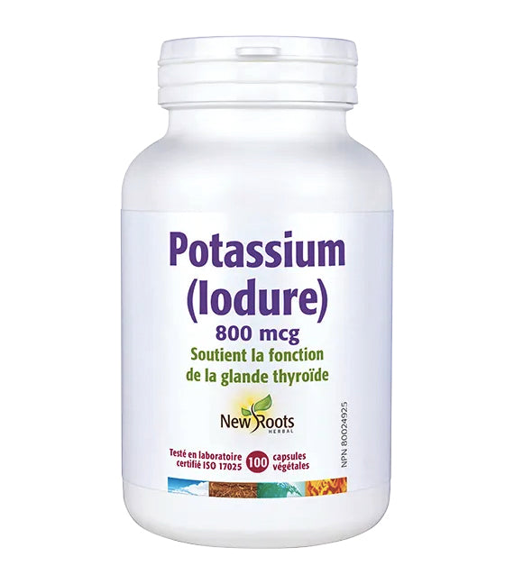 Potassium Iodure 800 mcg - Soutient la fonction de la glande thyroïde ...