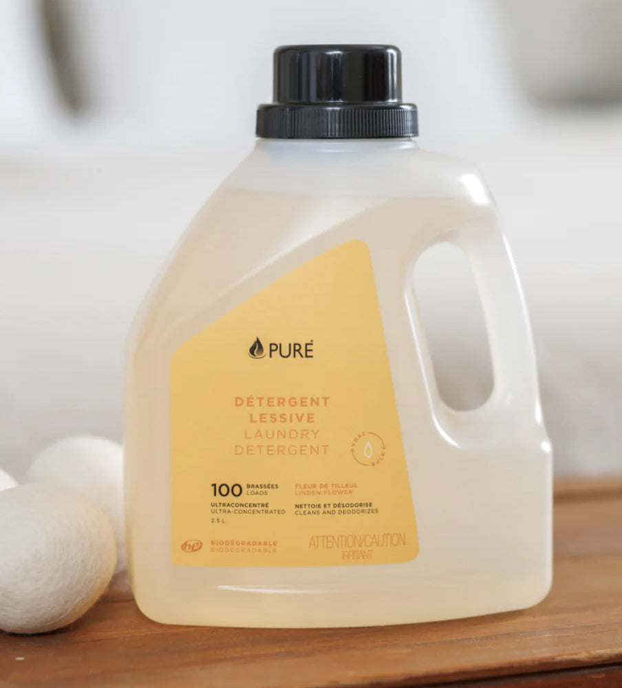 Détergent à Lessive - Pure - Fleur d'amandier - 2,5 litres (100 brassées)
