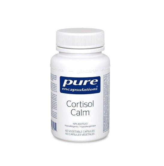 Cortisol Calm - Soutient la fonction cognitive et un sommeil réparateur en période de stress- Pure Encapsulations - 60 capsules