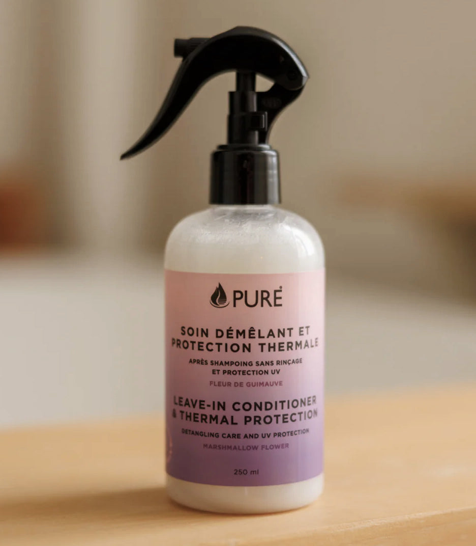 Soin démêlant et protection thermale pour les cheveux - Fleur de guimauve - 250ml