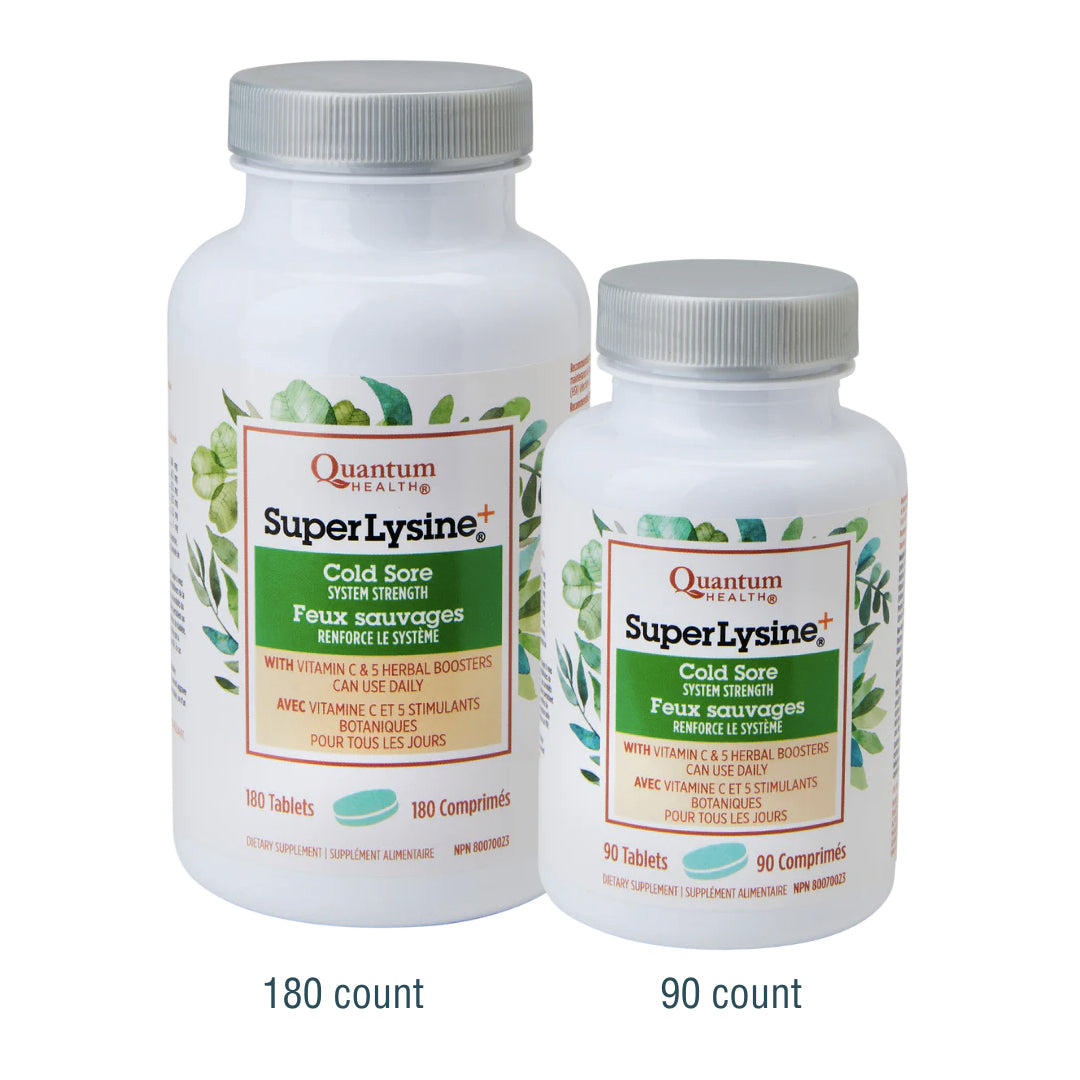 Super Lysine + Feux sauvages - Quantum Health - 90 ou 180 comprimés