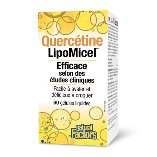 Quercétine Matrice LipoMicel - Natural Factors - 60 gélules