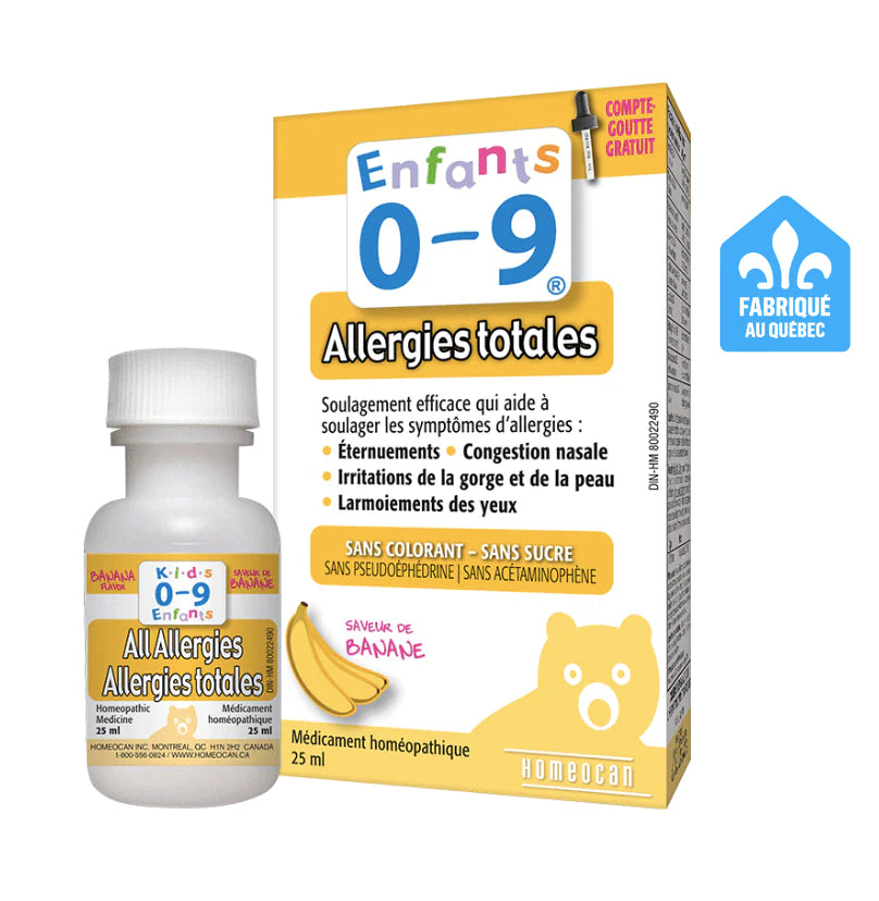 Allergies totales - Enfants 0-9 ans - Homeocan - 25ml