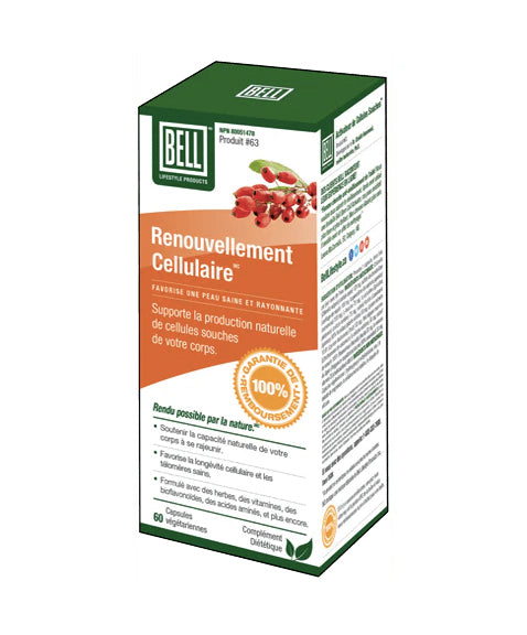 Renouvellement cellulaire #63 - Bell Lifestyle - 60 capsules