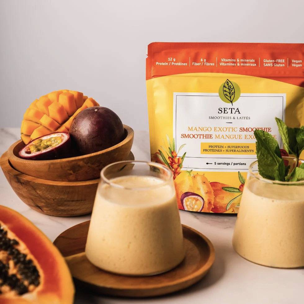 Smoothie Protéiné avec superaliments - Mangue Exotique - SETA - 160g