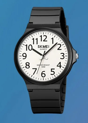SKMEI - Montre pour hommes résistante à l'eau pour le travail - bracelet en caoutchouc/résine