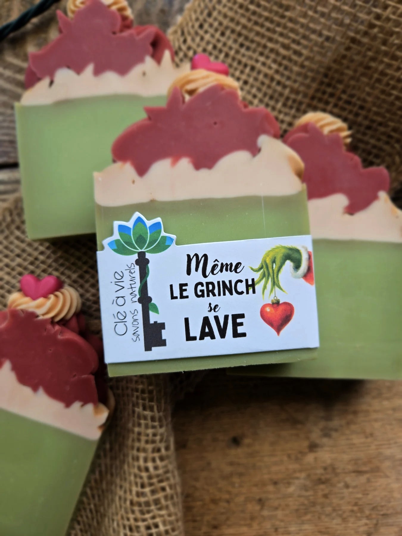 Savon - Grinch - Savons naturels Clé à Vie