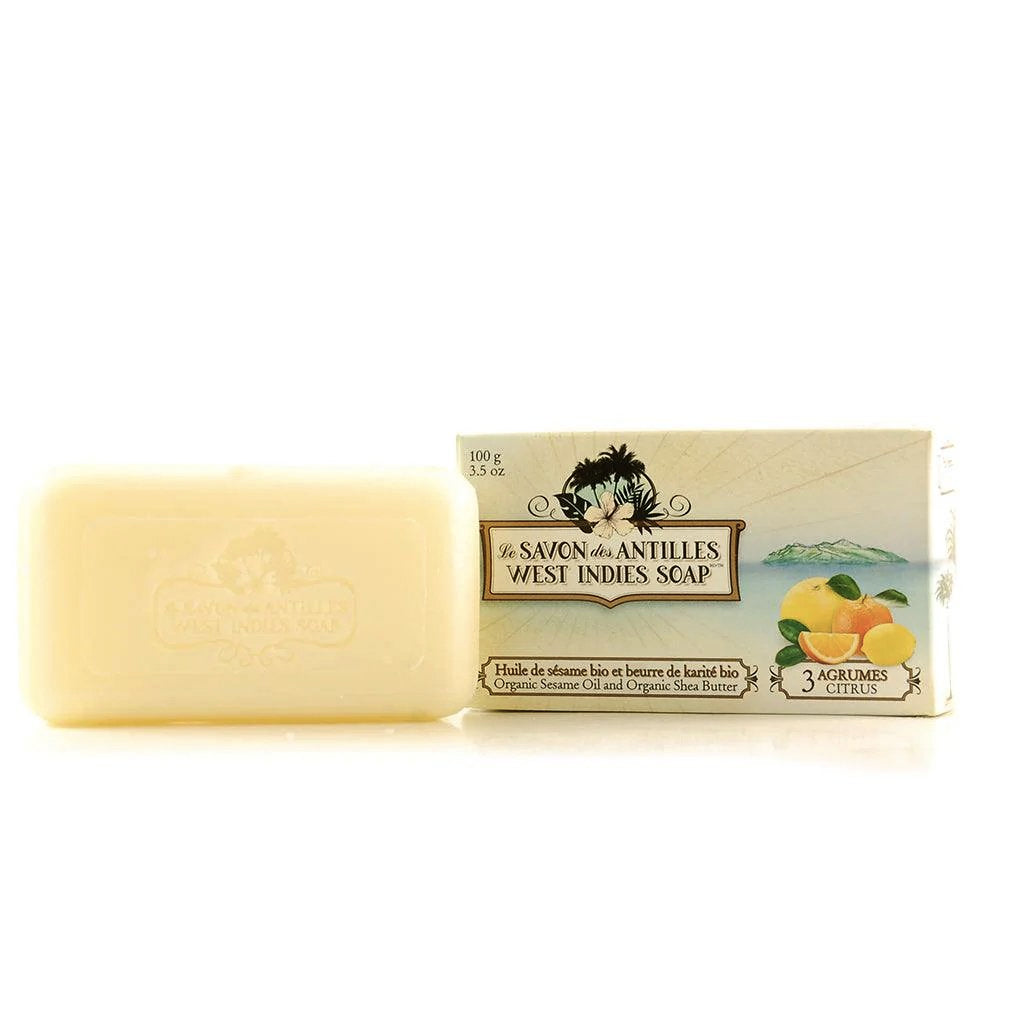 Savons des Antilles - 3 Agrumes - 100g