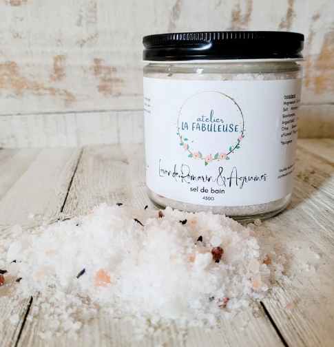 Sel de bain Lavande et Romarin