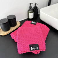 Ensemble Serviette de douche en microfibre + serviette à mains - Rosas - Kawelä