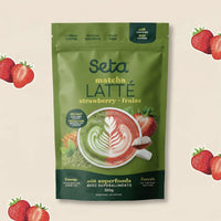 Latté au Matcha - Fraise - avec superaliments - Seta - 110 g