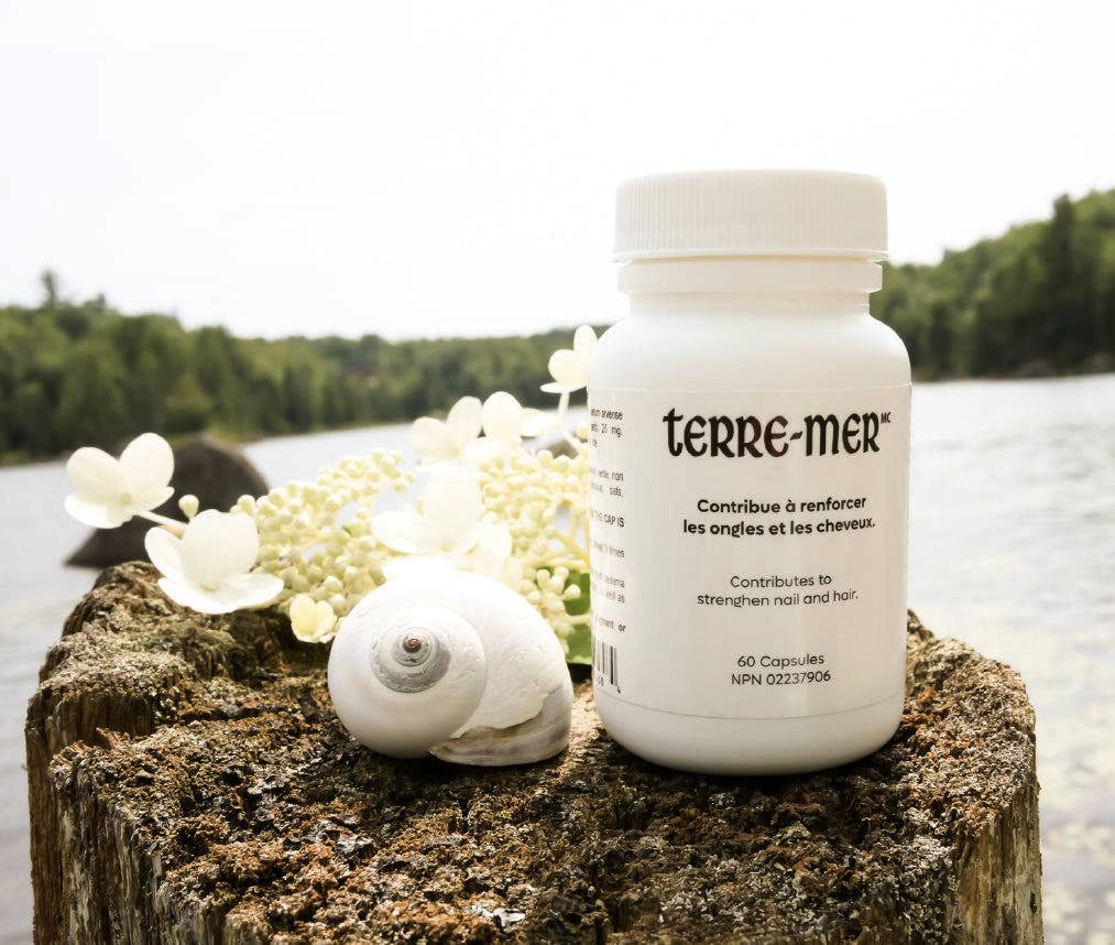 Terre-Mer - Supplément de Silice - Cheveux et ongles - Bio-Actif - 60 capsules