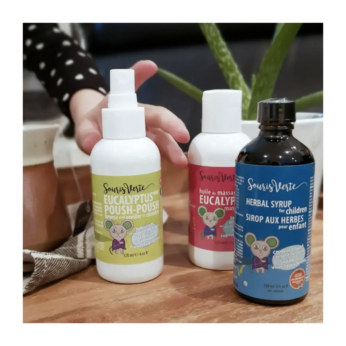 Ensemble Atchoum - Souris Verte - (Kit de 3 produits)