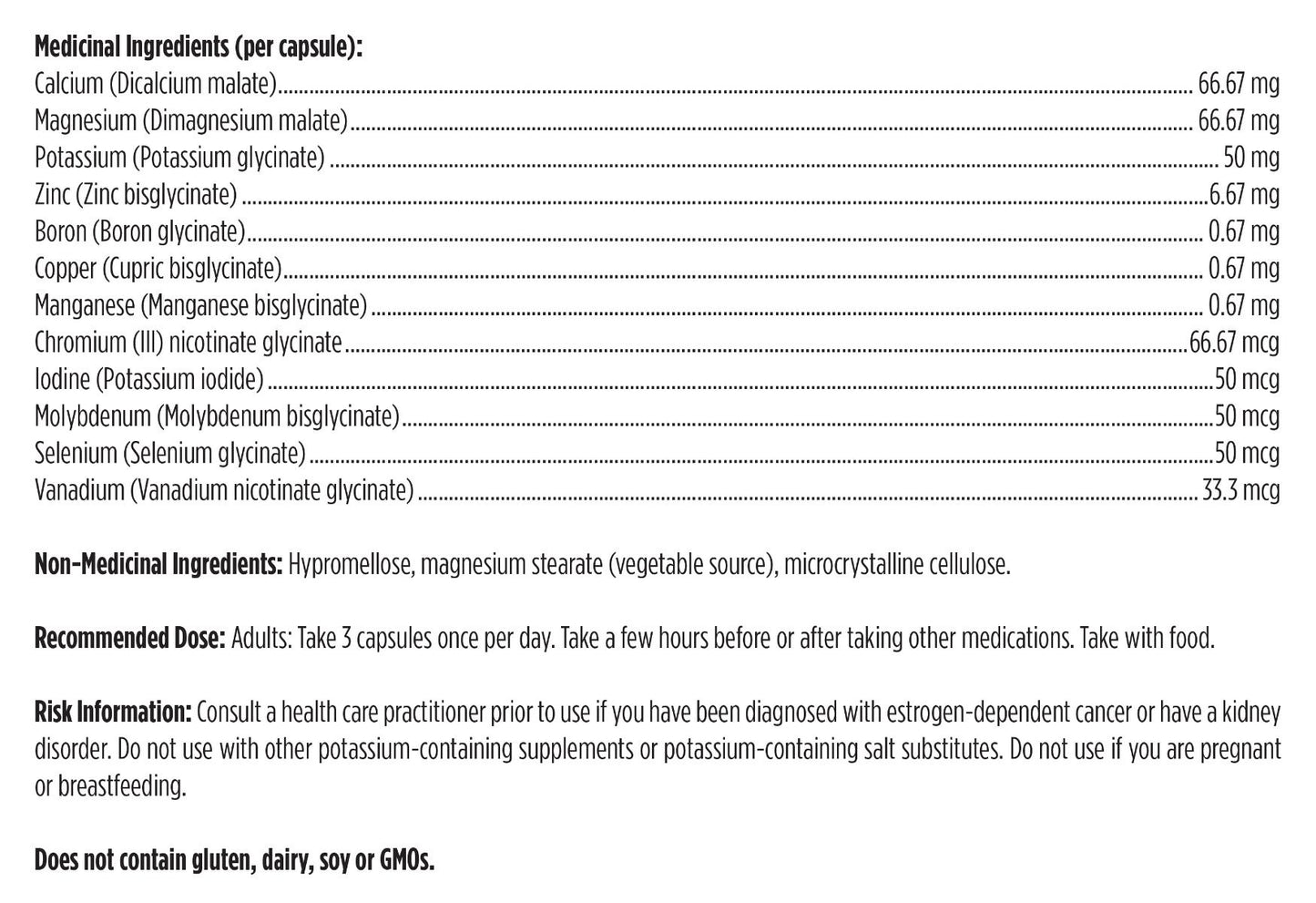 Complete Mineral Complex - Designs for health - 90 capsules