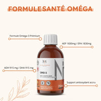 Liquid EPA DHA - Omegas-3 - NIH - 250ml