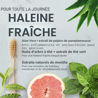 Dentifrice en pastilles Tanitabs - avec xylitol et hydroxyapatite - Saveur de Fraise - idéal pour enfants - Tanit - Paquet de recharge de 124 pastilles