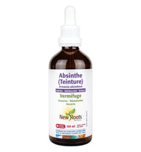 Absinthe liquide - Artemisia absinthium - Anti-parasitaire et vermifuge - enfants, adolescents, adultes - New Roots - 100ml (teinture-mère)