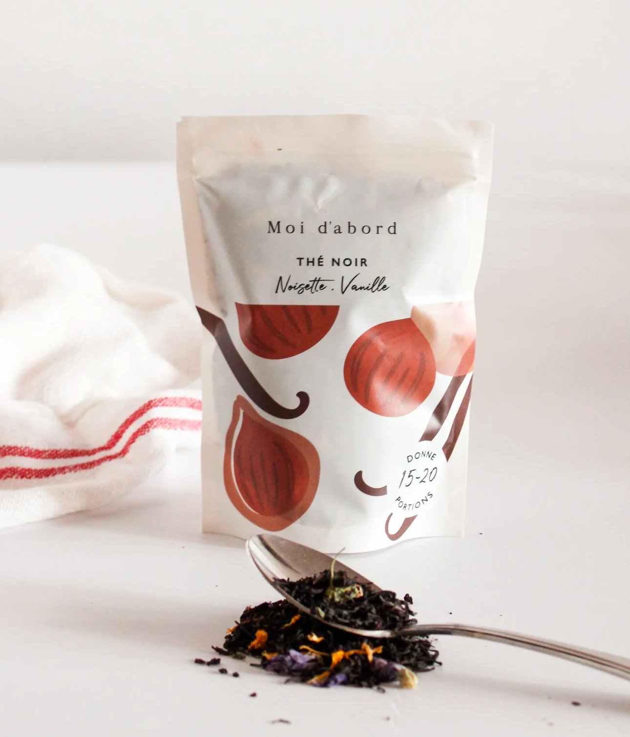 Thé Noir Noisette et Vanille - Moi D'abord -  50g