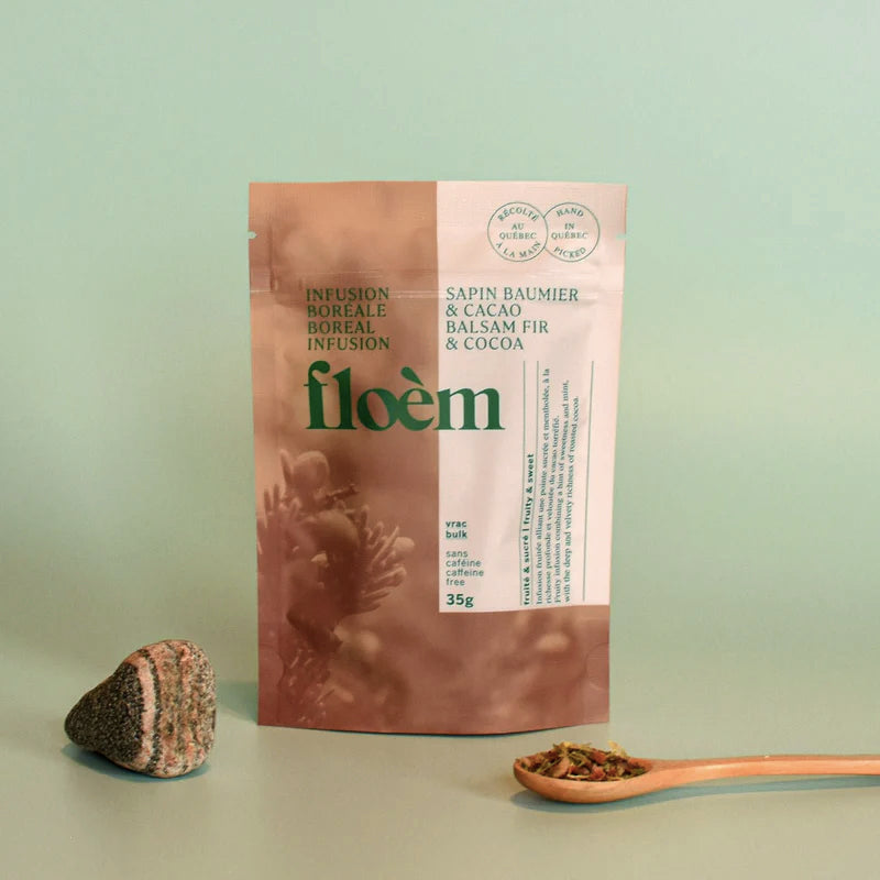 Tisane / Infusion boréale - Sapin baumier & Cacao - Floèm - 35g vrac