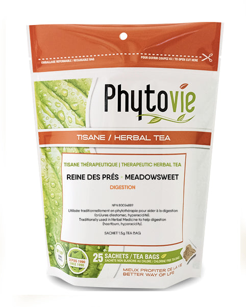 Tisane Reine des prés - Digestion (brûlures d'estomac, hyperacidité) - Phytovie