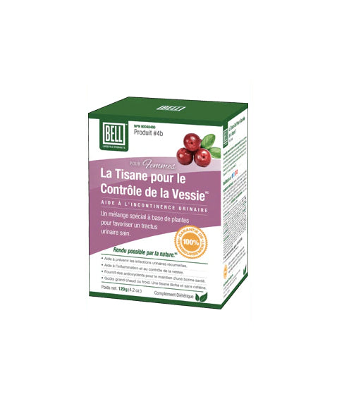 Tisane pour le contrôle de la vessie pour femmes #4b - Bell Lifestyle - 120g