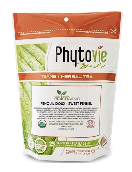 Tisane Fenouil Doux - Ballonnements et flatulences - Phytovie