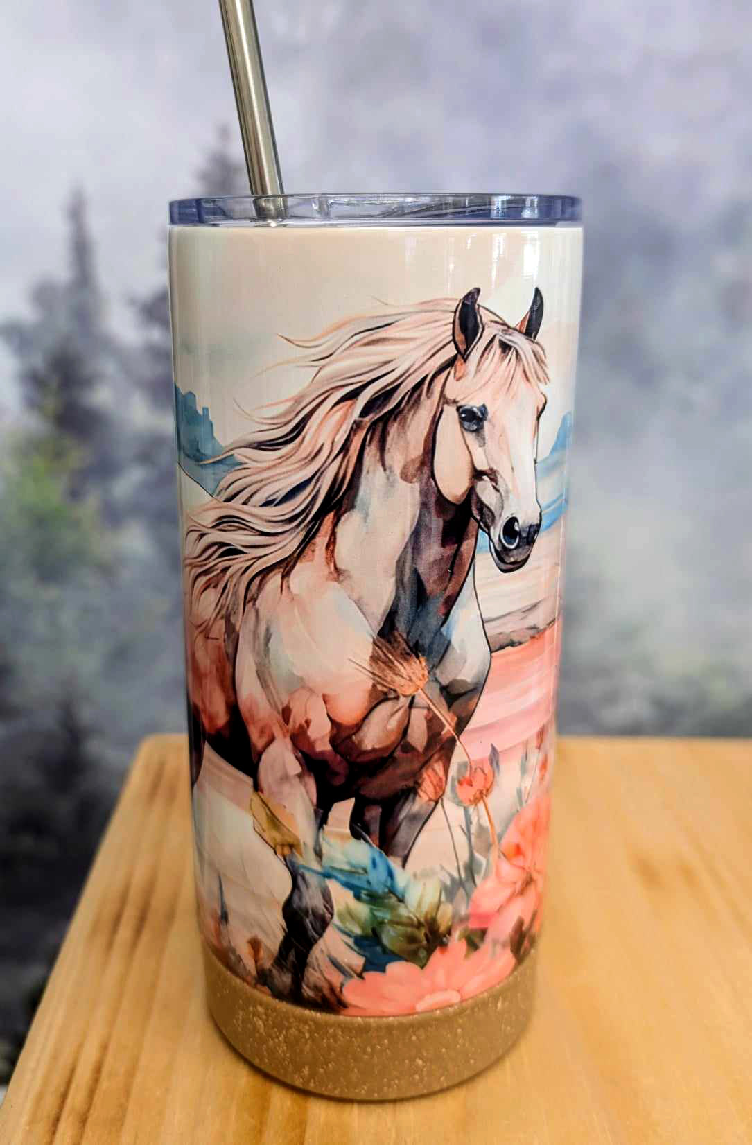Gourde isotherme 16 onces - Cheval galopant