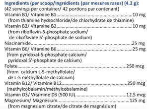 Modism - (Soutien neurologique pour TSA & TDAH) - Vita Aid Professionnals - 180g (poudre)
