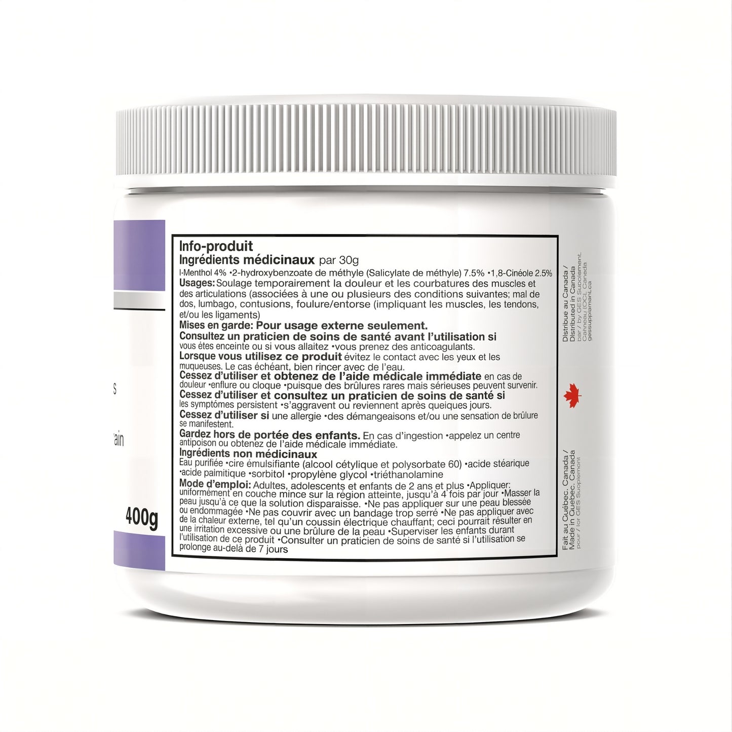Vitarub - Crème Analgésique - 400g