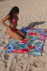 Serviette de plage en microfibre - Waikiki - Kawelä