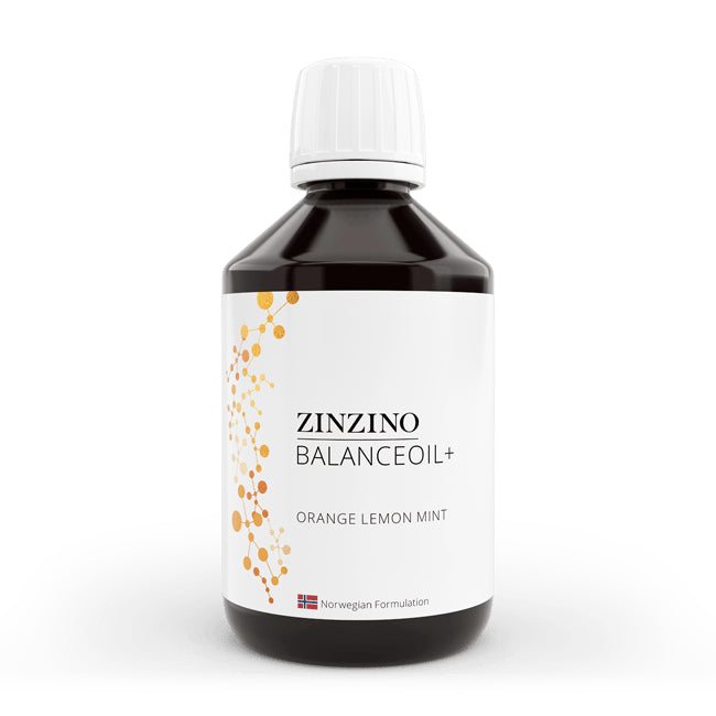Balance Oil - Complément alimentaire à base de polyphénols oméga-3 et de vitamine D - Zinzino - Oramge citron menthe - 300ml