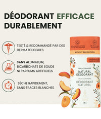 Déodorant naturel sans bicarbonate de soude et sans aluminium - Monoï - Tanit - 60g