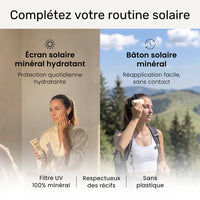 Bâton solaire minéral visage et corps - SPF50 - Tanit - 60g - Sans parfum