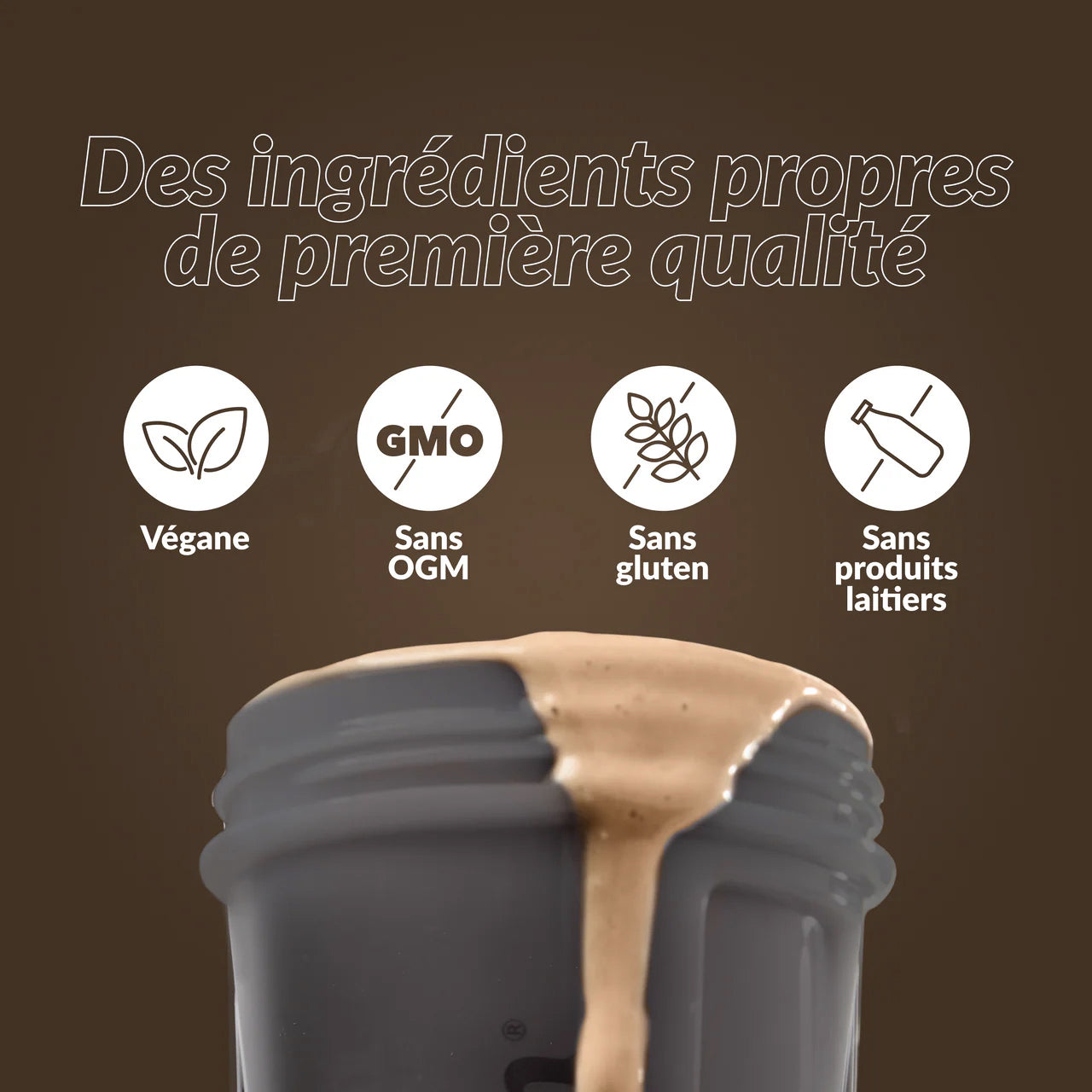 Boisson hyperprotéinée 32g - Lait au chocolat - Good Protein - 2 formats (470- 940g)